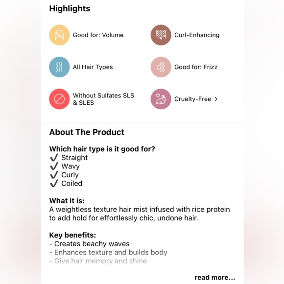 OUAI wave spray 145ml - Picture 6 of 6